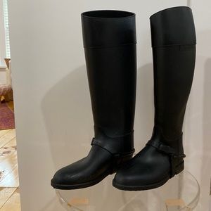 Givenchy Rain Boots Size 37, Black